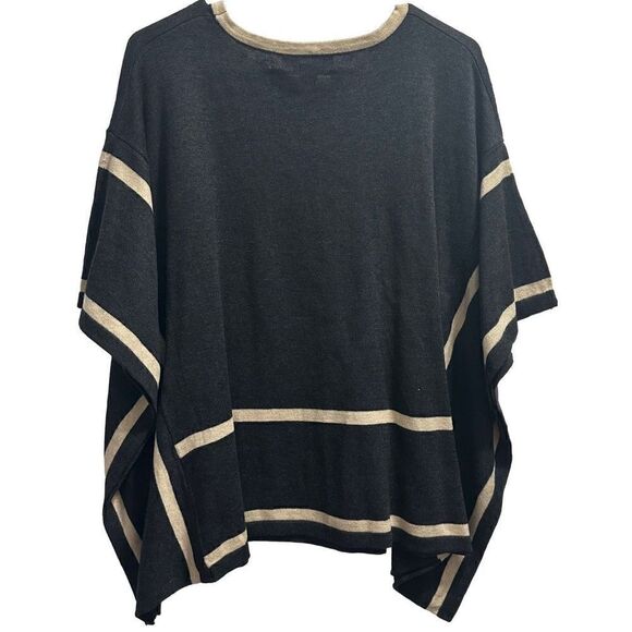 Women's August Silk Size Small (S) Black and Tan Sweater - Picture 1 of 5